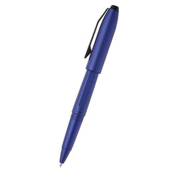 Prism Deep Sea Blue Resin with Polished Black Appointments Rollerball Pen