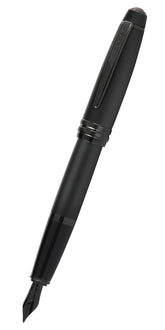Bailey™ Matte Black Lacquer Stainless Steel Extra-Fine Nib Fountain Pen