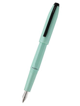 Prism Seafoam Resin with Polished Chrome Stainless Steel Fine Nib Fountain Pen