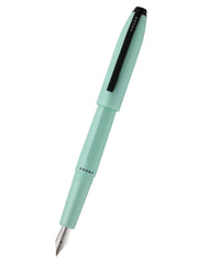 Prism Seafoam Resin with Polished Chrome Stainless Steel Medium Nib Fountain Pen