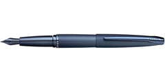 ATX® Sandblasted Dark Blue Stainless Steel Medium Nib Fountain Pen