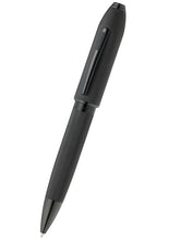 Peerless™ Polished Black PVD Engraved Diamond Pattern with Black PVD Appointments and Swarovski Crystal Ballpoint Pen