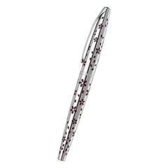 ATX® Cherry Blossom Polished Chrome with Polished Chrome Appointments Rollerball Pen