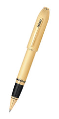 Peerless™ 23KT Heavy Gold Plate with Gold Plated Appointments and Swarovski Crystal Rollerball Pen