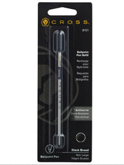 Ballpoint Pen Refill - Black - Broad - Single Pack