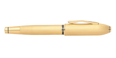 Peerless™ 23KT Heavy Gold Plate with Gold Plated Appointments and Swarovski Crystal Rollerball Pen