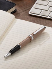 Lume Mocha with Polished Chrome Appointments Ballpoint Pen