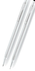 Classic Century® Lustrous Chrome Pen and Pencil Set