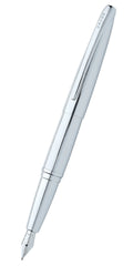 ATX® Pure Chrome Stainless Steel Extra Fine Nib Fountain Pen