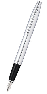 Calais™ Polished Chrome Stainless Steel Medium Nib Fountain Pen