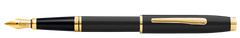 Coventry Black Lacquer with Gold-Tone Fine Nib Fountain Pen