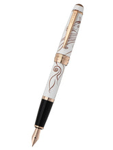 Bailey™ Zodiac Year of the Horse White Lacquer Stainless Steel Medium Nib Fountain Pen