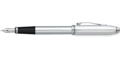 Townsend® Lustrous Chrome Stainless-Steel Fine Nib Fountain Pen