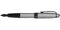 Bailey™ Matte Gray Lacquer Stainless Steel Medium Nib Fountain Pen