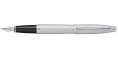 Calais™ Satin Chrome Stainless Steel Fine Nib Fountain Pen