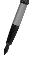 Bailey™ Matte Gray Lacquer Stainless Steel Extra-Fine Nib Fountain Pen