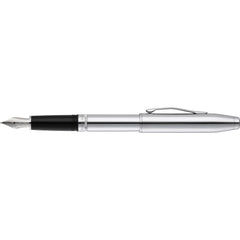 Foundry Polished Chrome with Polished Chrome Appointments and Stainless Steel Medium Nib Fountain Pen