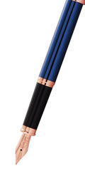 Century® II Translucent Cobalt Blue Lacquer Fine Nib Fountain Pen