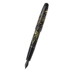 Bailey™ Zodiac Year of the Horse Matte Black Lacquer Stainless Steel Medium Nib Fountain Pen
