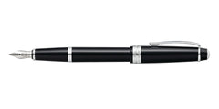 Bailey Light™ Polished Black Resin Medium Nib Fountain Pen