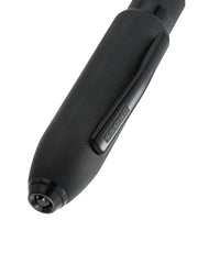 Peerless™ Polished Black PVD Engraved Diamond Pattern with Black PVD Appointments and Swarovski Crystal Ballpoint Pen