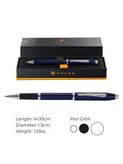 Century® II Blue Lacquer Rollerball Pen