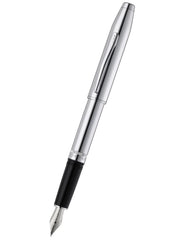 Foundry Polished Chrome with Polished Chrome Appointments and Stainless Steel Medium Nib Fountain Pen