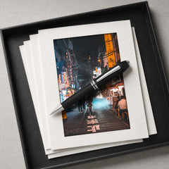 Peerless™ Citizen Tokyo Satin Black with Platinum-plated Appointments Ballpoint Pen
