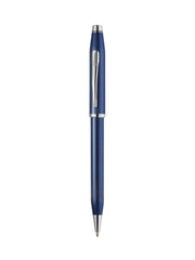 Century® II Polished Translucent Cobalt Blue Engraved Diamond Pattern Ballpoint Pen