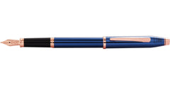 Century® II Translucent Cobalt Blue Lacquer Fine Nib Fountain Pen