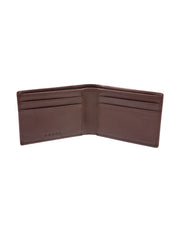Bi-Fold Slim Card Wallet - Brown
