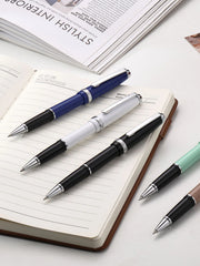 Lume Porcelain White with Polished Chrome Appointments Rollerball Pen