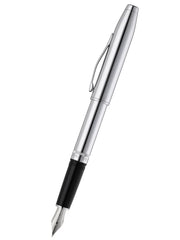 Foundry Polished Chrome with Polished Chrome Appointments and Stainless Steel Medium Nib Fountain Pen