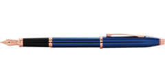 Century® II Translucent Cobalt Blue Lacquer Fine Nib Fountain Pen