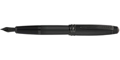 Bailey™ Matte Black Lacquer Stainless Steel Extra-Fine Nib Fountain Pen